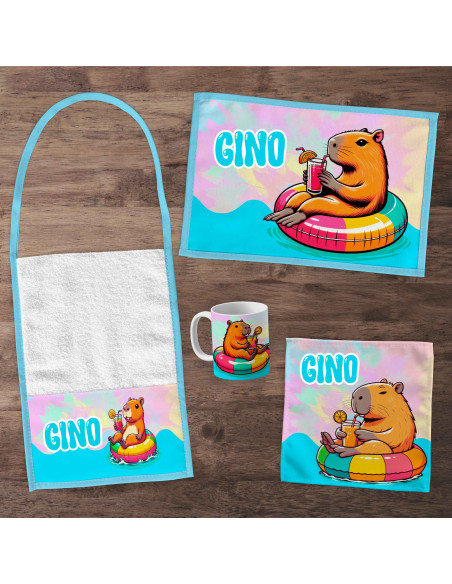 Pack Jardin - SET DE JARDIN CAPYBARA CARPINCHO VERANO