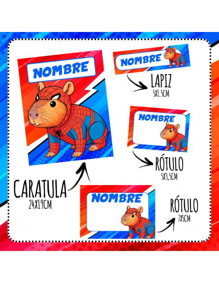 ETIQUETAS ESCOLARES 2025 PACK 3