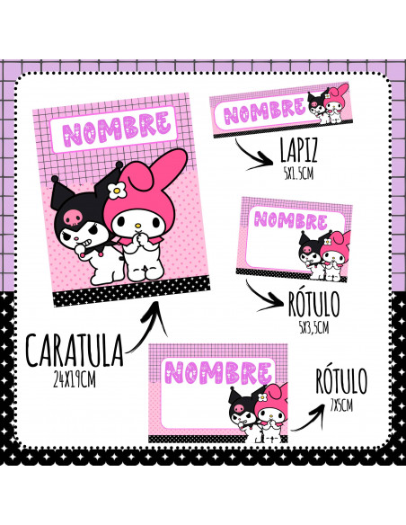 ETIQUETAS ESCOLARES 2025 PACK 3