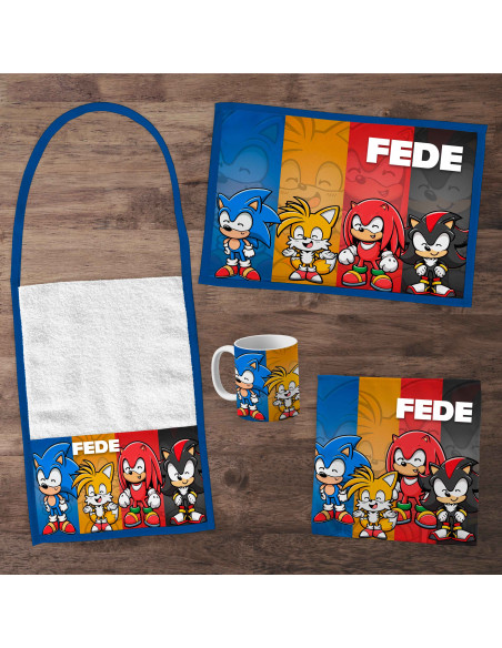 Pack Jardin - SET DE JARDIN SONIC Y SUS AMIGOS