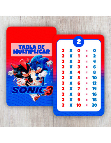 TABLA DE MULTIPLICAR 2025 PACK 1
