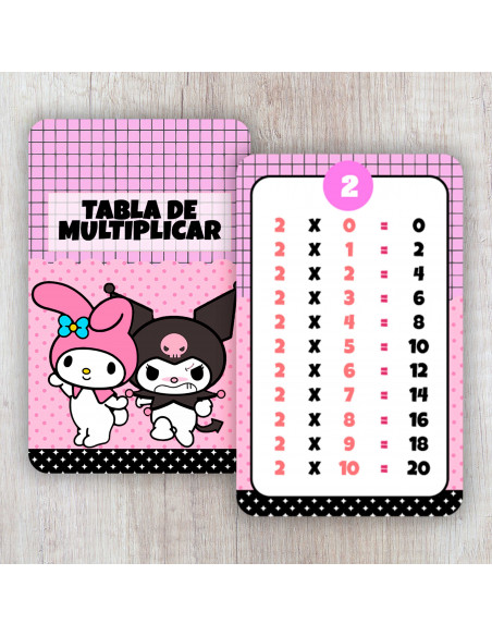 copy of TABLA DE MULTIPLICAR PACK 3