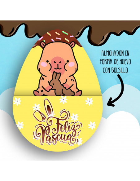 ALMOHADONES HUEVITO CAPYBARA