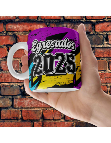 PLANTILLAS TAZAS EGRESADOS 2025 PACK 2 PLANTILLAS TAZAS EGRESADOS 2025 PACK 2