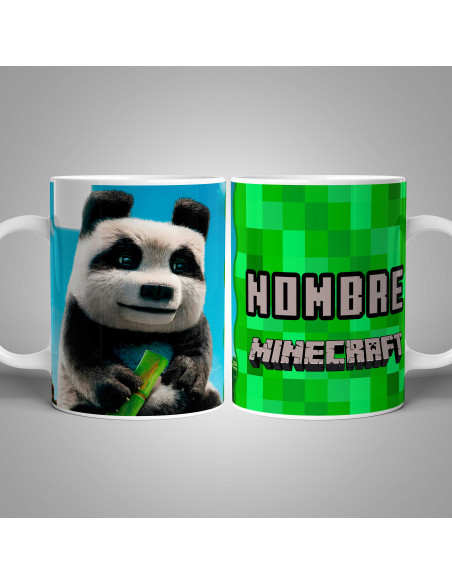 PLANTILLAS TAZAS MINECRAFT PELICULA PACK 1