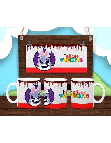 PLANTILLAS TAZA PASCUAS INFANTILES...