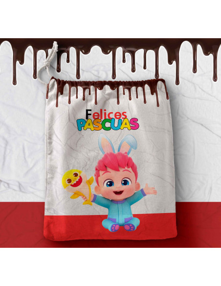 PLANTILLAS BOLSITAS PASCUAS KINDER PERSONAJES 2025