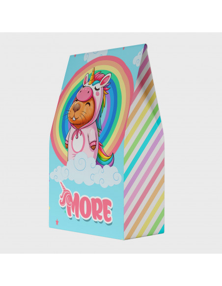 Bolsitas Imprimible - CAPYBARA UNICORNIO