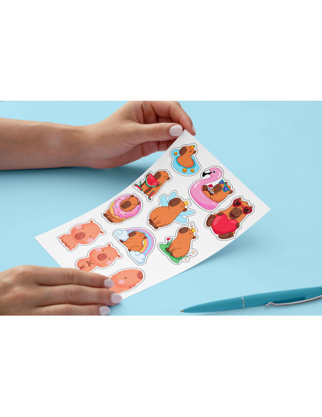 SUPER PACK STICKERS CAPYBARA CARPINCHO