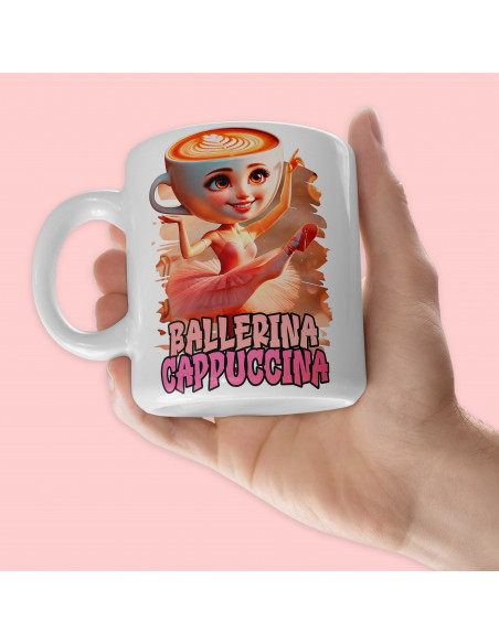 PLANTILLAS TAZA REMERA BALLERINA CAPPUCCINA MEMES ITALIANOS