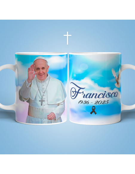 PLANTILLAS TAZAS PAPA FRANCISCO