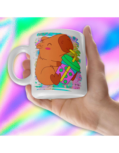 PLANTILLAS TAZAS CAPYBARA CARPINCHO