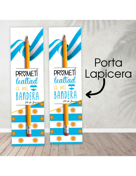 PLANTILLAS PORTA LAPICERA O LAPIZ LEALTAD A LA BANDERA