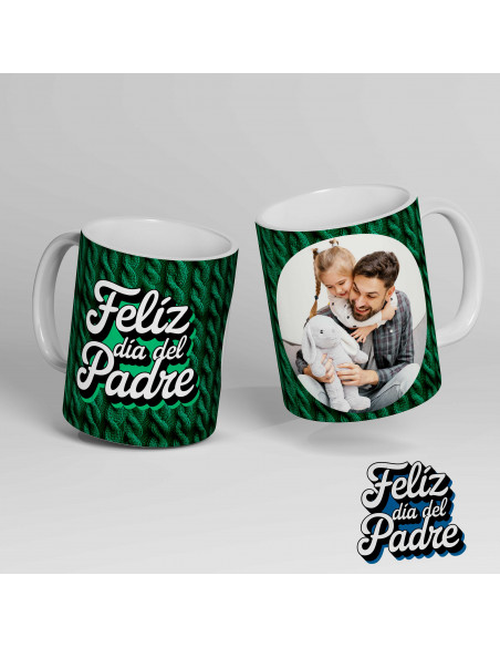 PLANTILLAS TAZAS DÍA DEL PADRE FOTOS 2025
