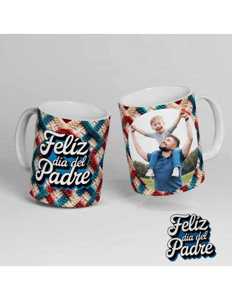 PLANTILLAS TAZAS DÍA DEL PADRE FOTOS 2025