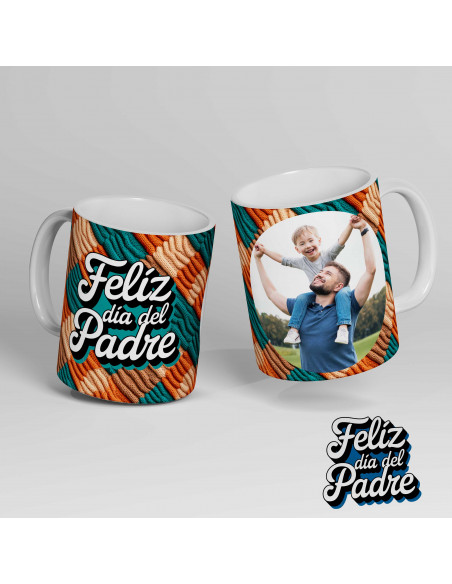 PLANTILLAS TAZAS DÍA DEL PADRE FOTOS 2025