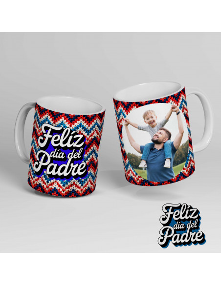 PLANTILLAS TAZAS DÍA DEL PADRE FOTOS 2025