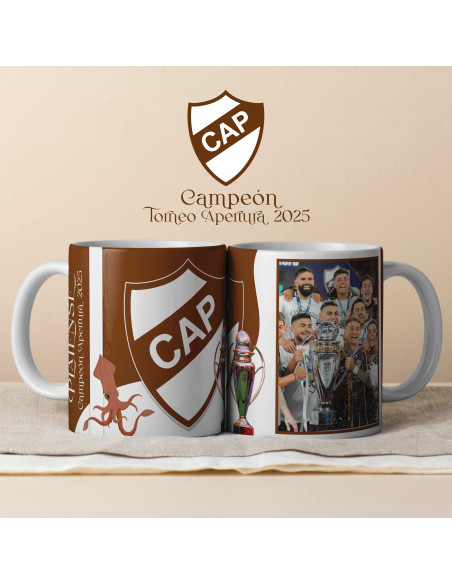 PLANTILLAS TAZAS PLATENSE CAMPEON 2025
