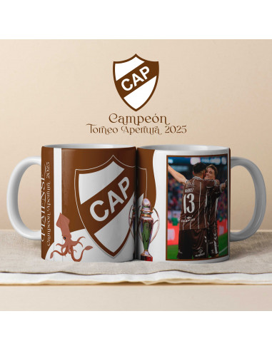 PLANTILLAS TAZAS PLATENSE CAMPEON 2025