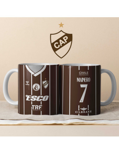 PLANTILLA TAZA CAMISETA PLATENSE...