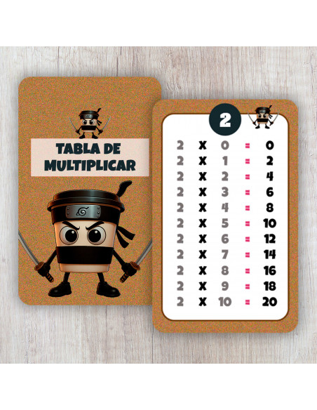 copy of TABLA DE MULTIPLICAR PACK 3