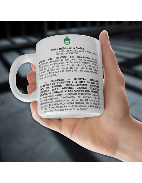 PLANTILLA TAZA CONDENA CRISTINA