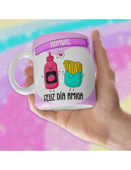 PLANTILLAS TAZAS DIA DEL AMIGO
