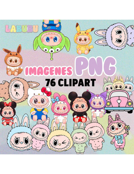 CLIPARTS IMAGENES PNG LABUBU