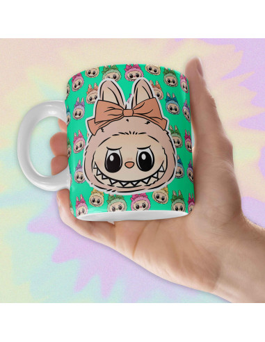 PLANTILLAS TAZAS LABUBU PACK 2