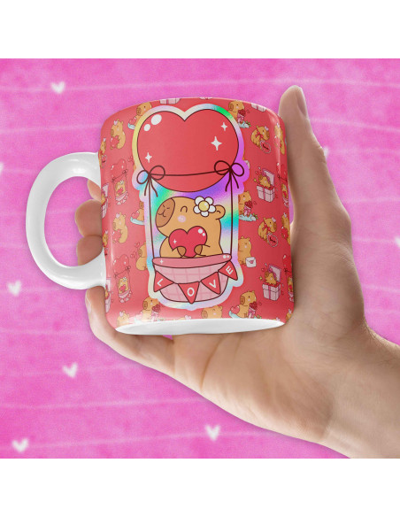 PLANTILLAS TAZAS CAPYBARA CARPINCHO CAPIBARA PACK 2