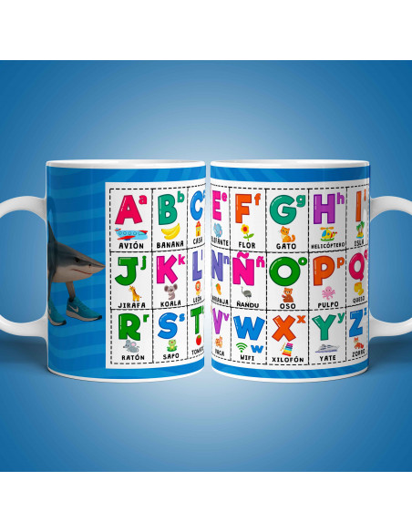 PLANTILLAS TAZAS ABC ABECEDARIO MEMES BRAINROT ITALIANOS