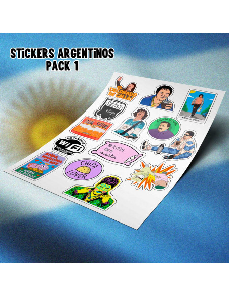 PLANTILLAS STICKERS ARGENTINOS PACK 1