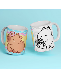 PLANTILLAS TAZAS COLOREAR... 2