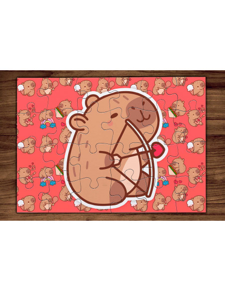 PLANTILLAS ROMPECABEZAS CAPYBARA CAPIBARA CARPINCHO