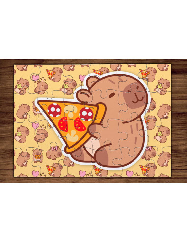 PLANTILLAS ROMPECABEZAS CAPYBARA...