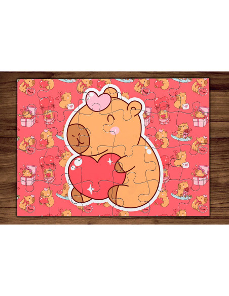 PLANTILLAS ROMPECABEZAS CAPYBARA CAPIBARA CARPINCHO