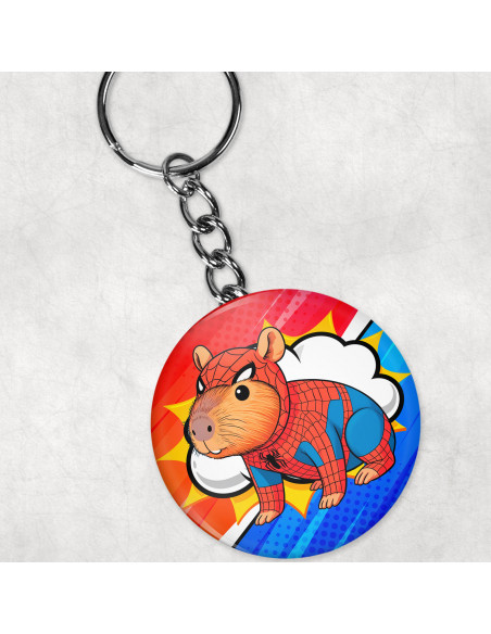 PLANTILLAS PARA LLAVEROS REDONDOS CAPYBARA DIA DEL NIÑO