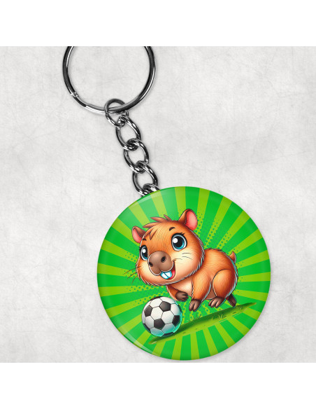 PLANTILLAS PARA LLAVEROS REDONDOS CAPYBARA DIA DEL NIÑO
