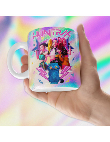 PLANTILLAS TAZAS K POP DEMON HUNTERS