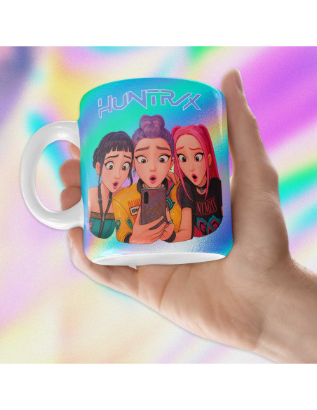 PLANTILLAS TAZAS K POP DEMON HUNTERS