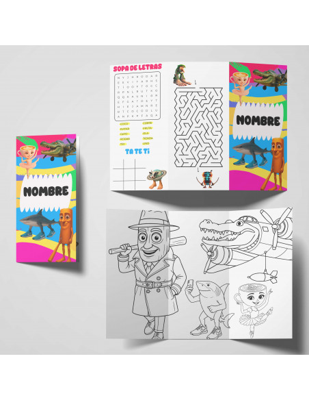 PLANTILLAS TRIPTICO DIDACTICOS PACK 1