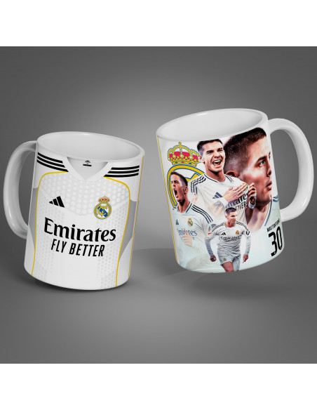 PLANTILLAS PARA TAZAS CAMISETA REAL MADRID MASTANTUONO 2025 2026