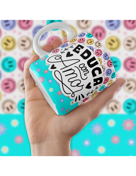 PLANTILLAS TAZAS FRASES DIA DEL MAESTRO 2025