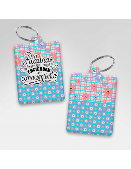 PLANTILLAS LLAVEROS RECTANGULAR DIA DEL MAESTRO 2025