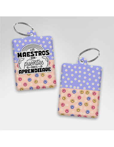 PLANTILLAS LLAVEROS RECTANGULAR DIA...