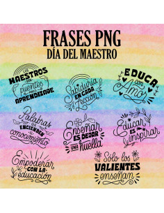 FRASES PNG DIA DEL MAESTRO...