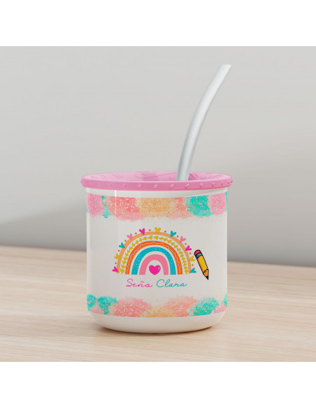 PLANTILLA PARA MATES SEÑO PROFE DIA DEL MAESTRO 2025 ARCOIRIS