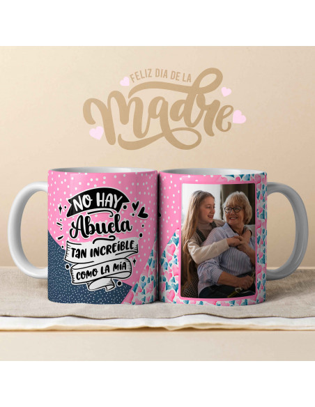 PLANTILLAS PARA TAZAS FOTOS DIA DE LA MADRE Y ABUELA 2025