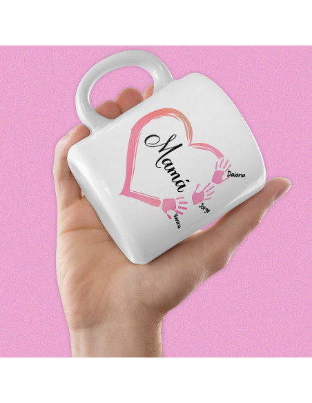 PLANTILLAS TAZAS MANOS 2025 DIA DE LA MADRE