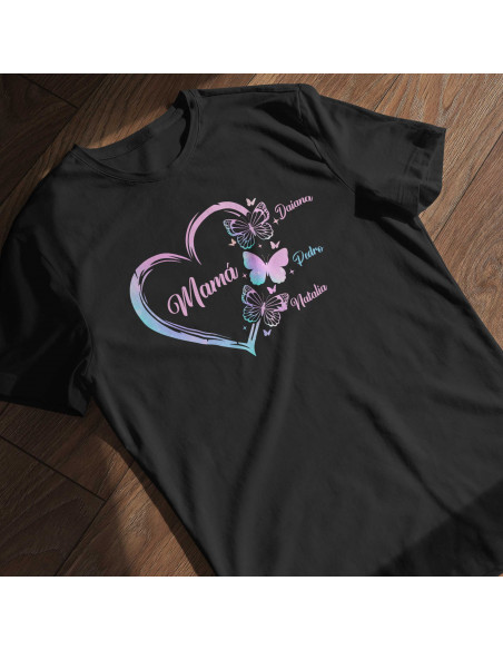 PLANTILLAS REMERAS MARIPOSAS DIA DE LA MADRE